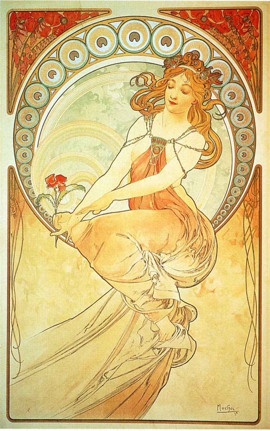 Alfonse Mucha. Painting. From the Art