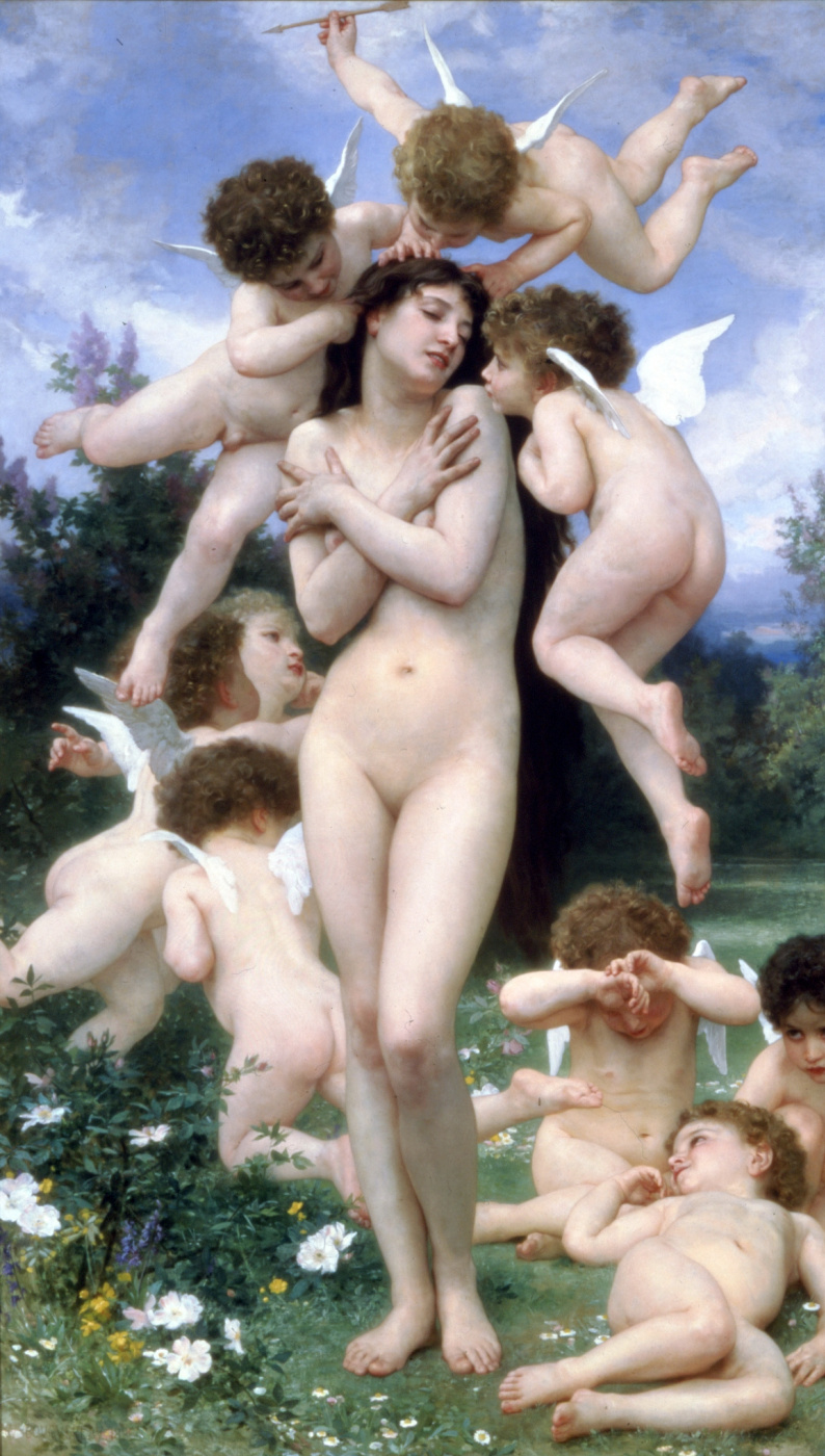 William-Adolphe Bouguereau. The return of spring