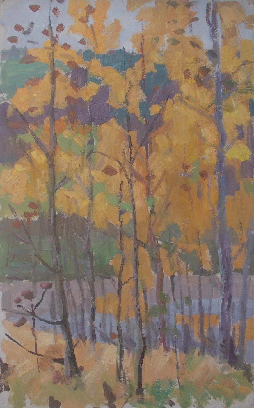 Nina Vasilievna Sedova. Gold of autumn