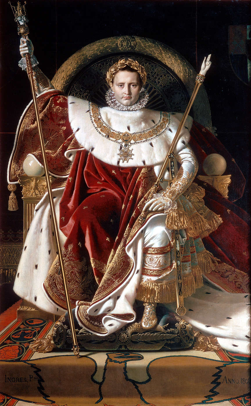 Jean Auguste Dominique Ingres. Portrait of Napoleon I