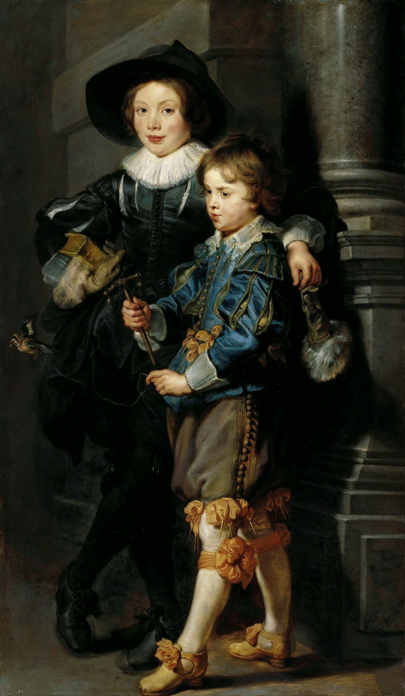 Peter Paul Rubens. Portrait of albert and Nicolas Rubens