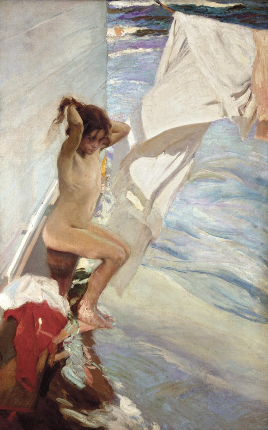 Joaquin Sorolla. Before bathing