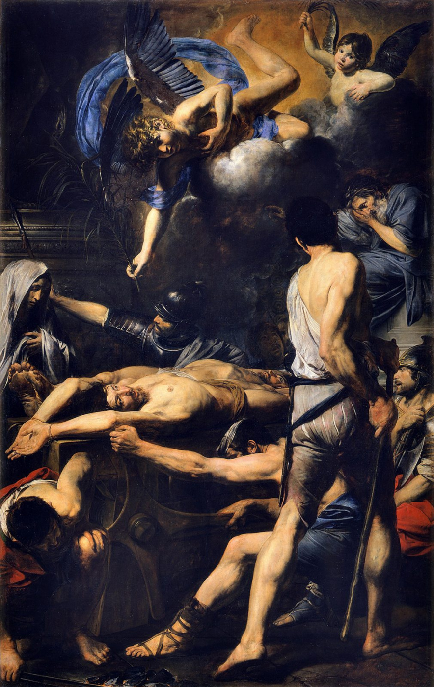 Valentine de Boulogne. The martyrdom of saints Martinian and Process