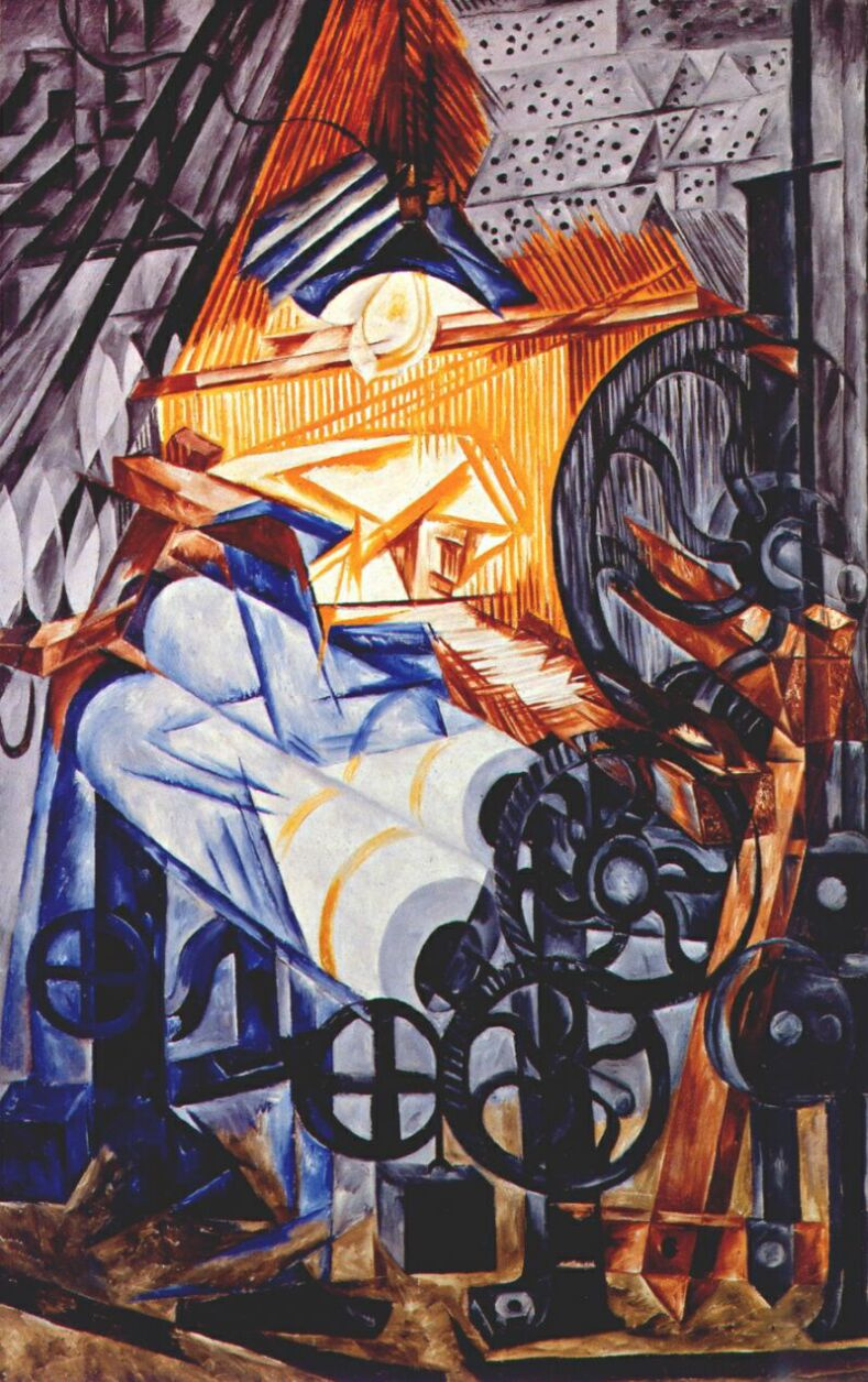 Natalia Goncharova. Weaver