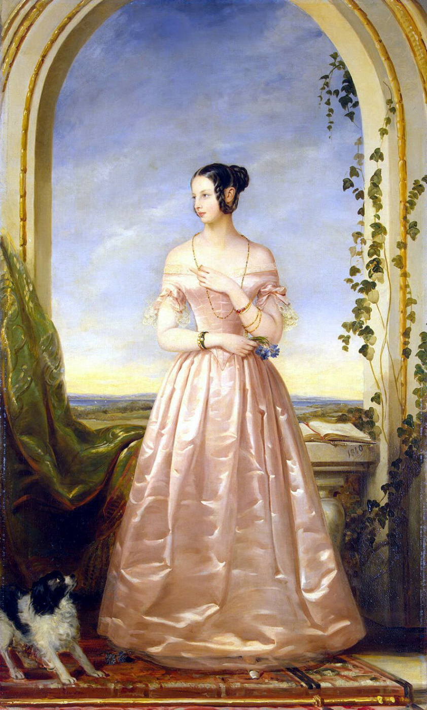 Christina Robertson. Portrait of Grand Duchess Alexandra Nikolaevna