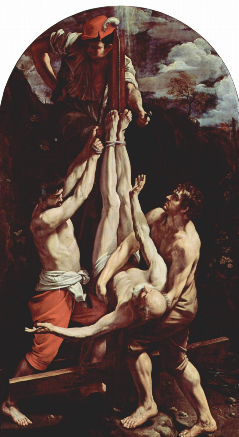 Guido Reni. The crucifixion of the Apostle Peter