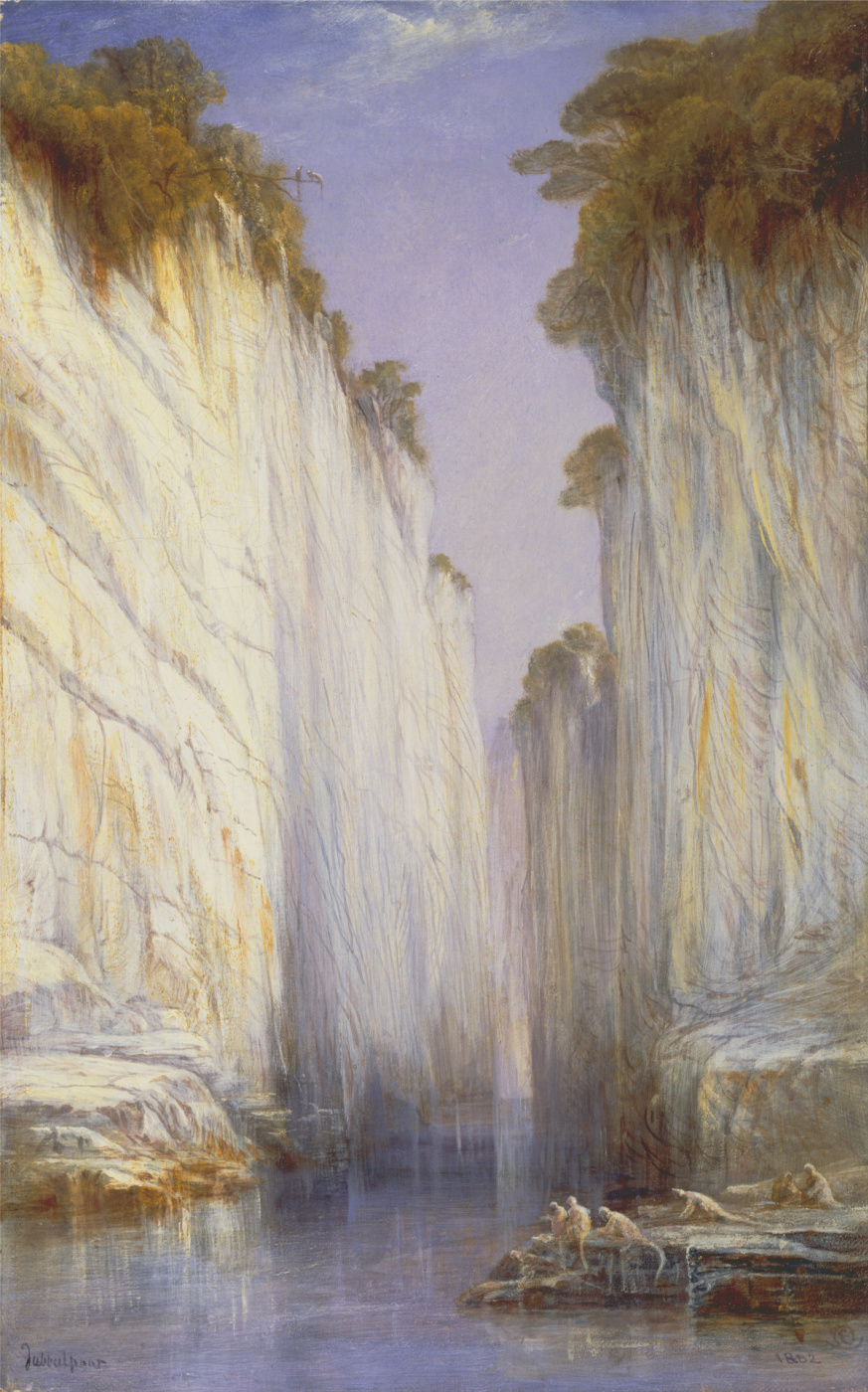 Edward Lear. Marble Rocks
