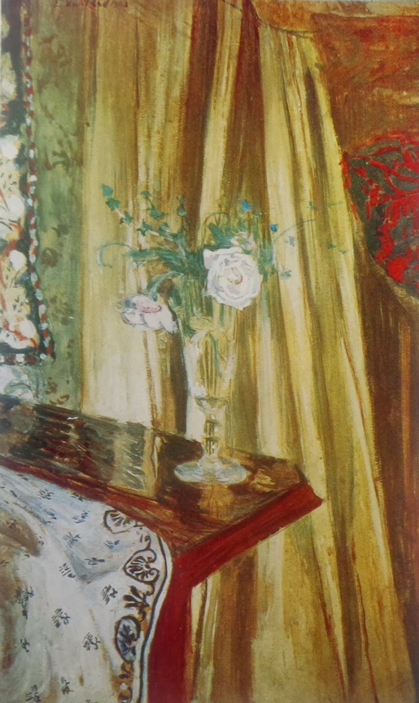 Jean Edouard Vuillard. Still life with flowers