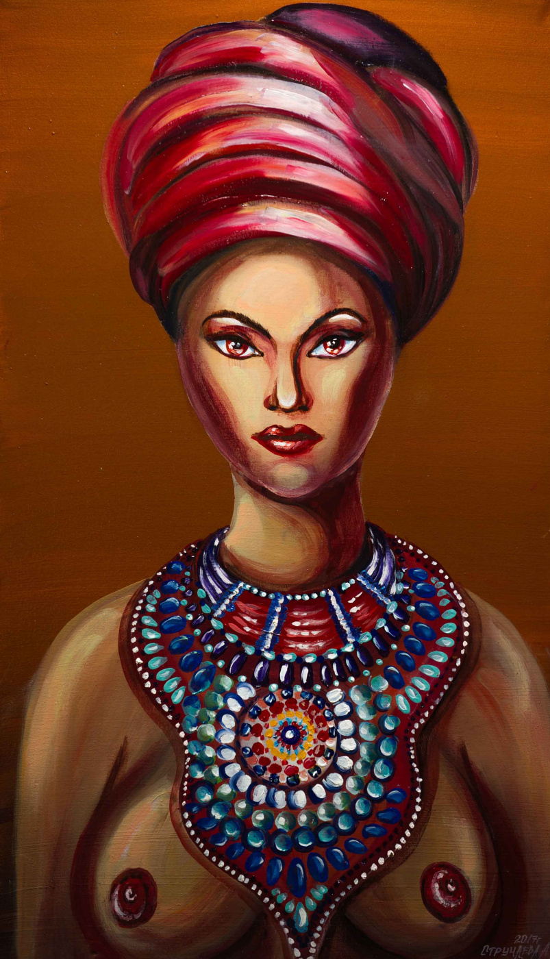 Alla Struchayeva. Painting "Princess Voodoo"