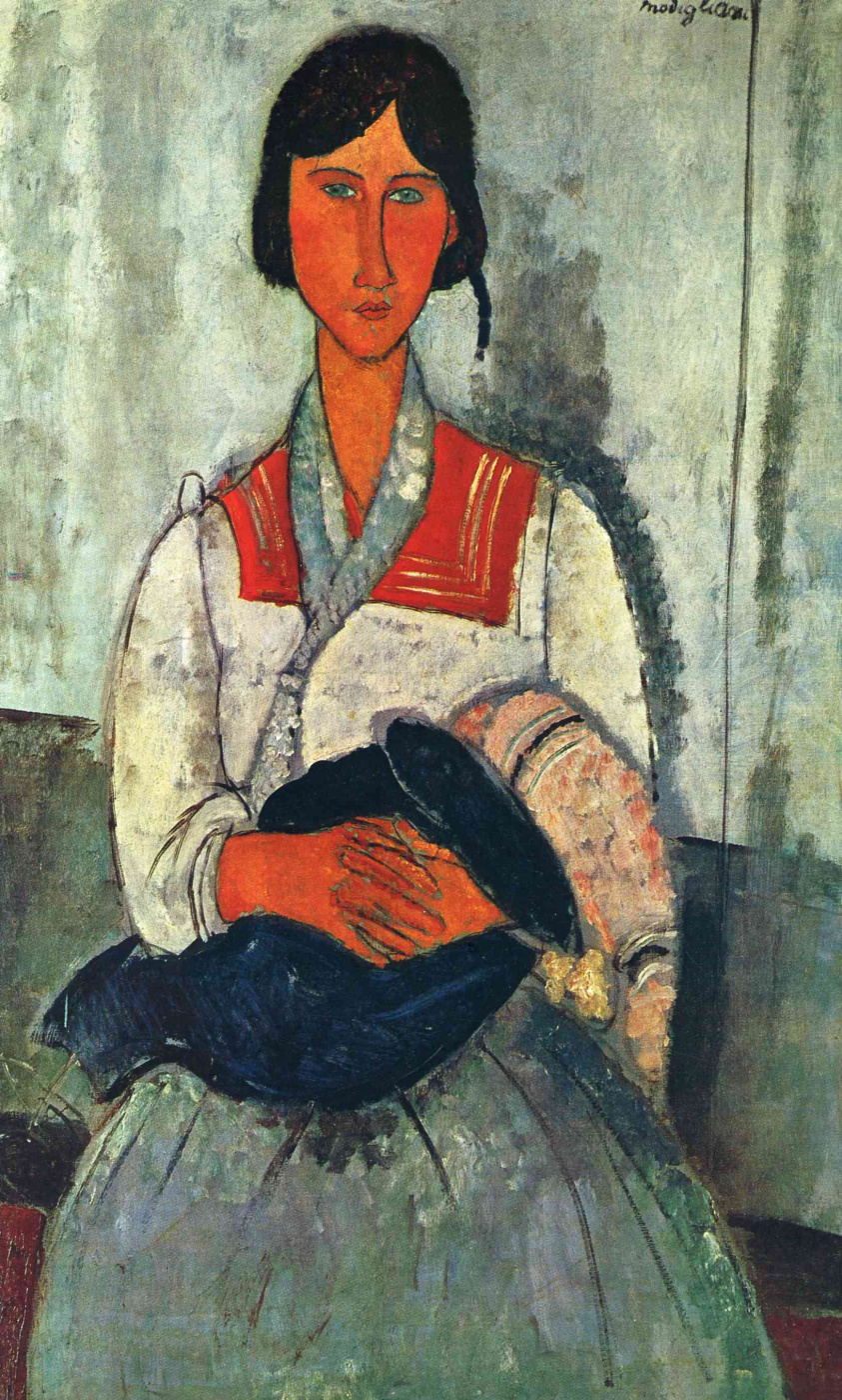 Amedeo Modigliani. Gypsy woman with child