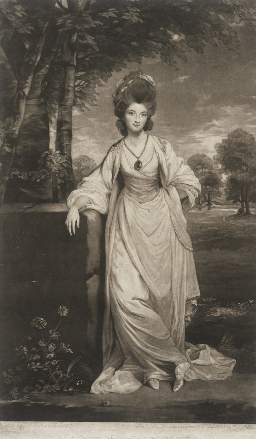 Valentine Green. Lady Elizabeth Compton (d'après la photo de Joshua Reynolds)