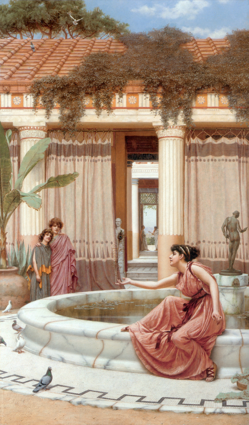 John William Godward. Harmless entertainment