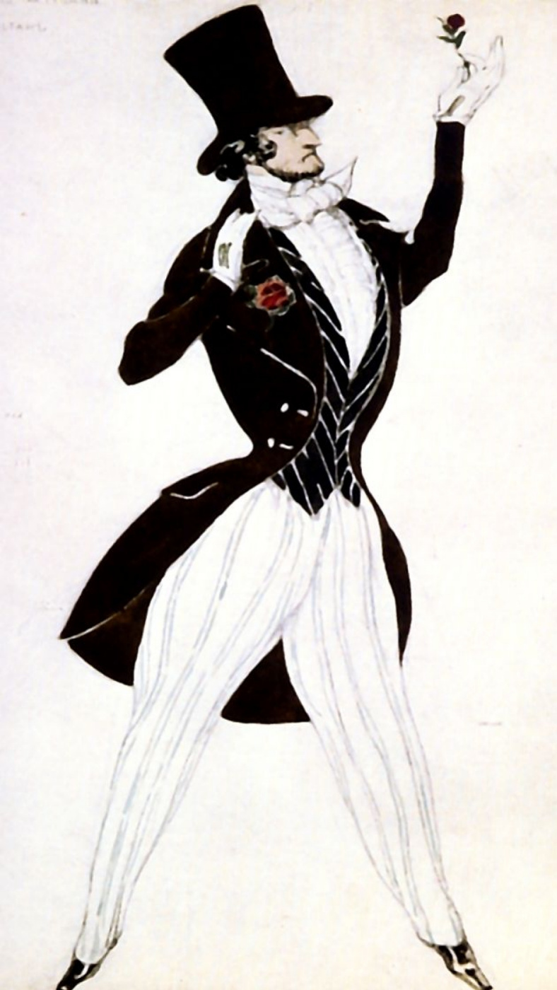 Lev (Leon) Bakst. Costume design for the ballet "Carnival"