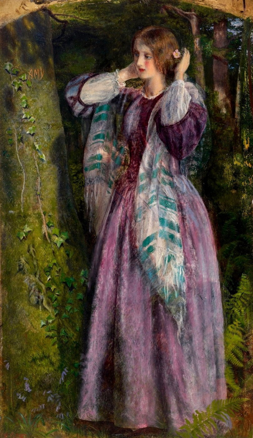 Arthur Hughes. Amy. Long relationship Etude