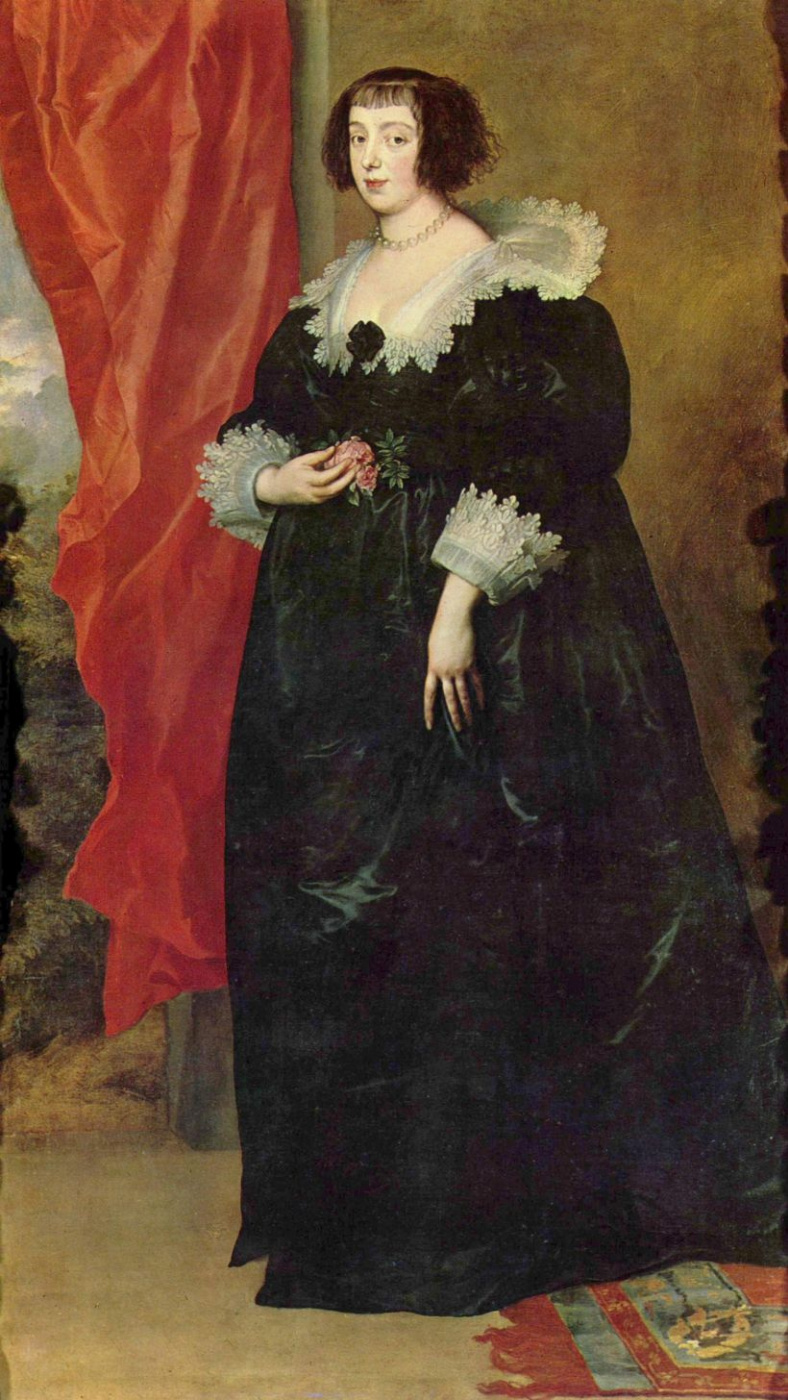 Anthony van Dyck. Portrait Of Henrietta Of Lorraine