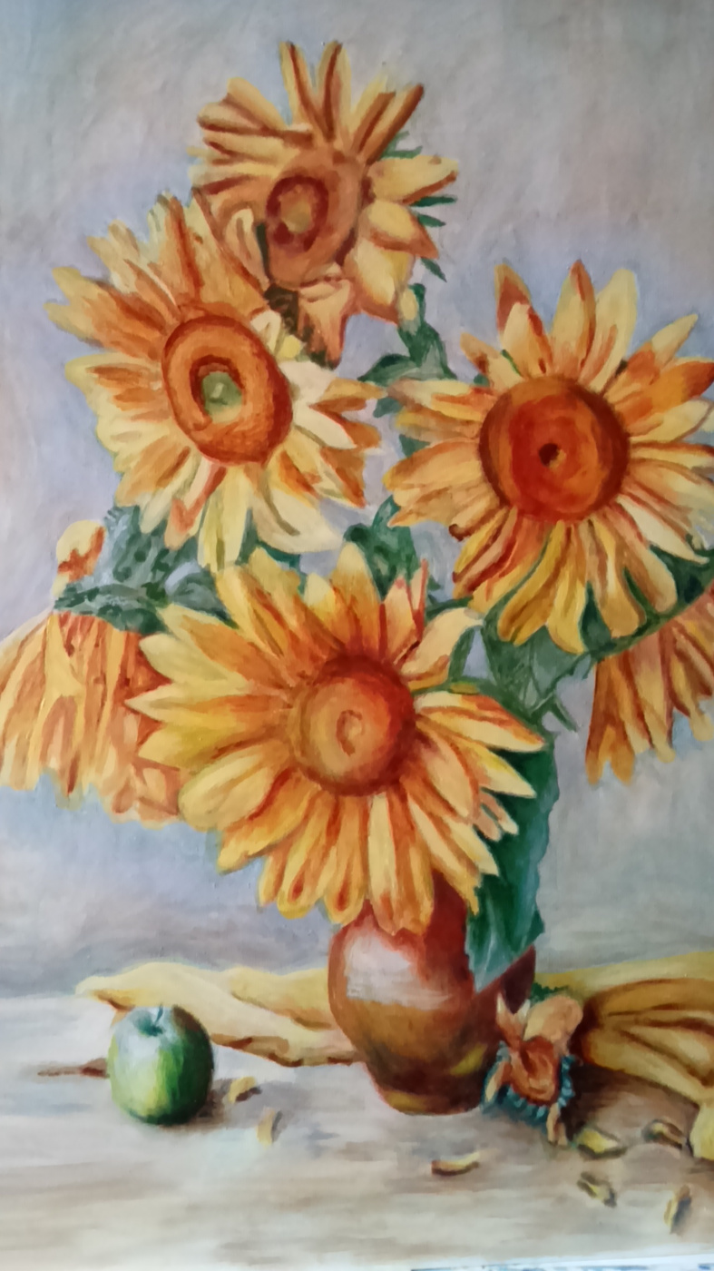Gulnara Gafarova. Sunflowers