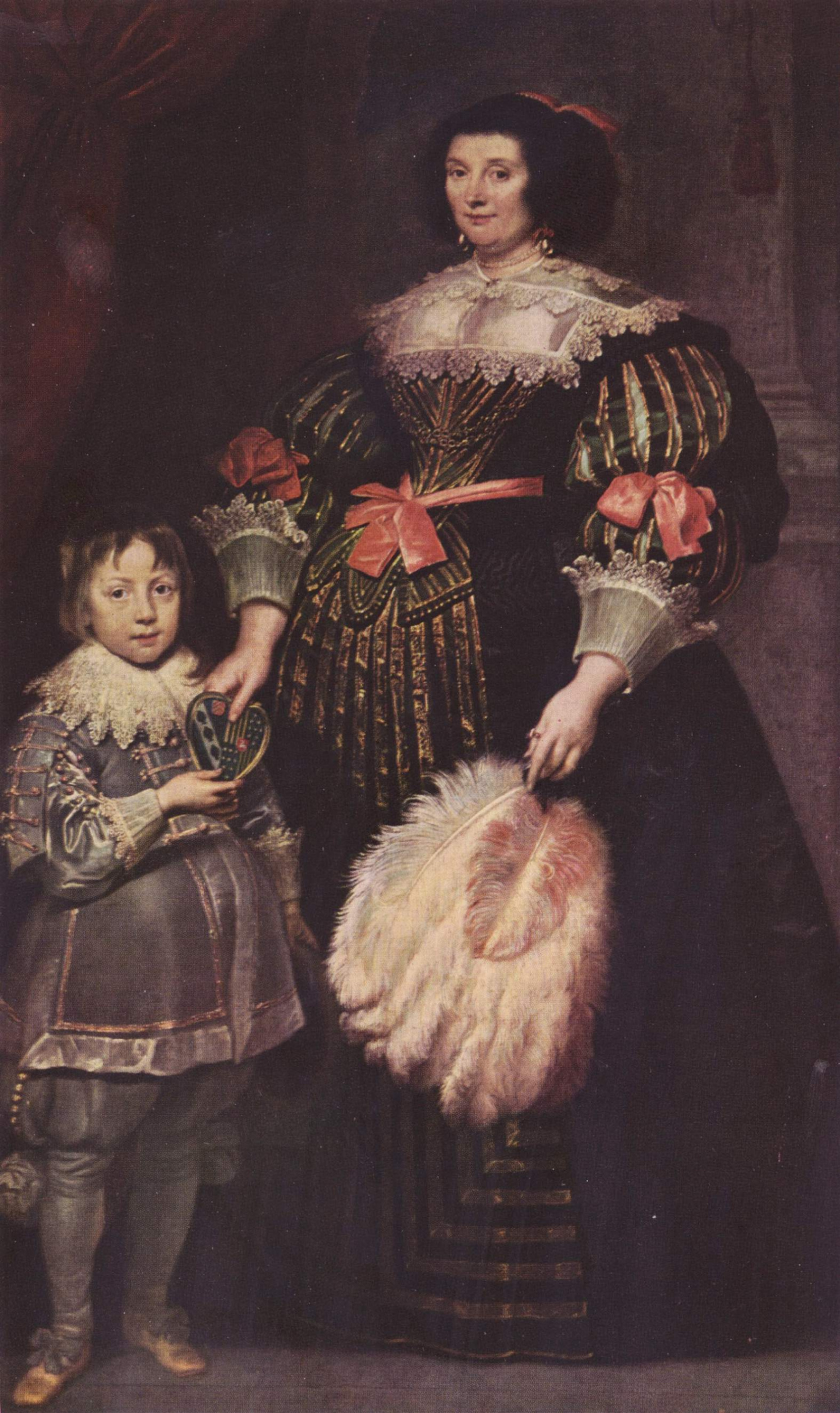 Buy digital version: Portrait of Charlotte Butkus, lady Ana, son by Anthony  van Dyck, Gotha | Arthive