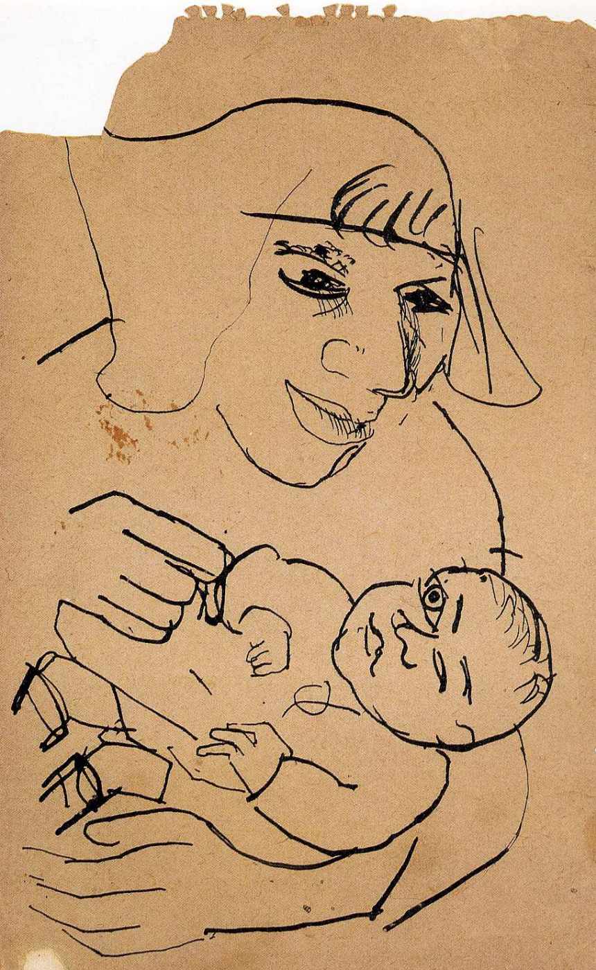 Lucien Freud. Sketch