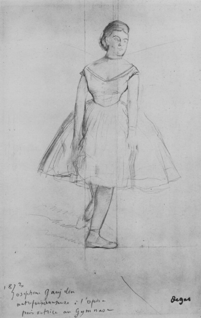 Edgar Degas. Dancer Josephine Goelan