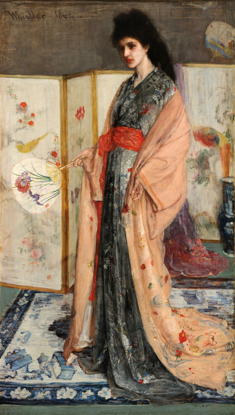 James Abbot McNeill Whistler. Pink and Silver: A Princess from China
