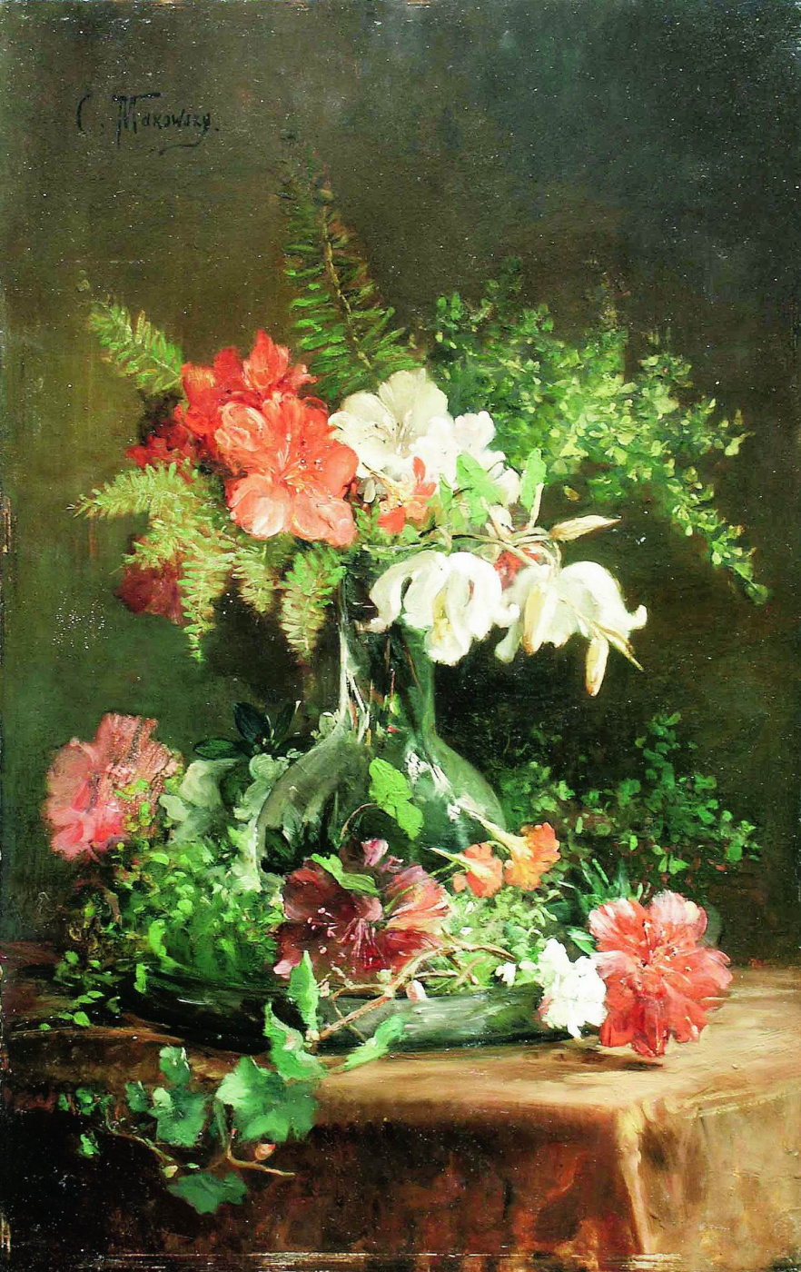 Konstantin Makovsky. Still life