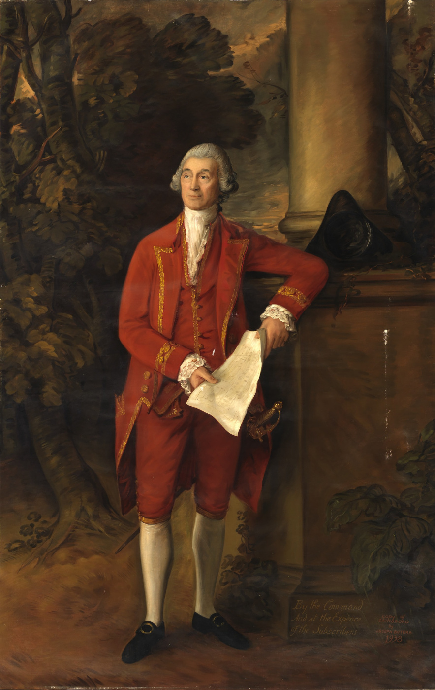 Thomas Gainsborough. Portrait of John Elda from Safford Hall (II)