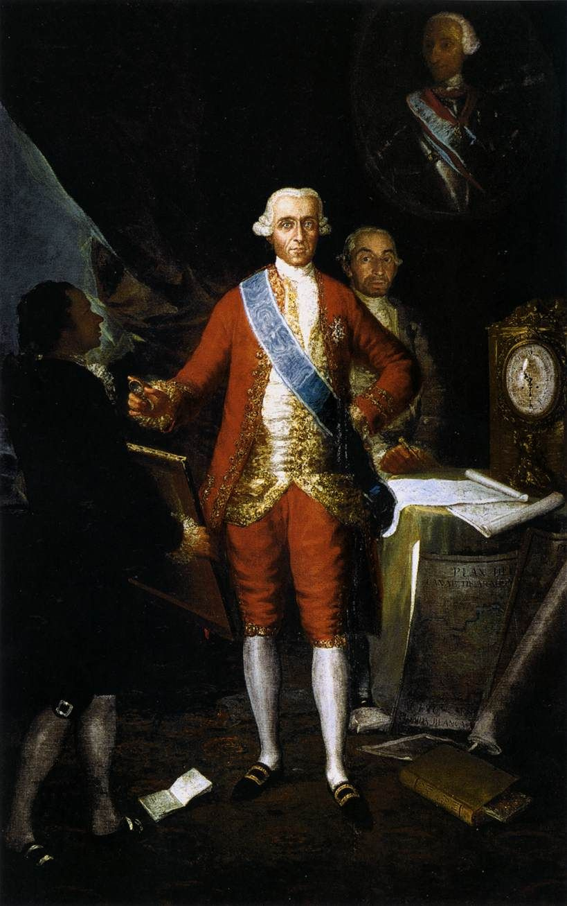 Francisco Goya. Jose Monino Redondo, count of Floridablanca