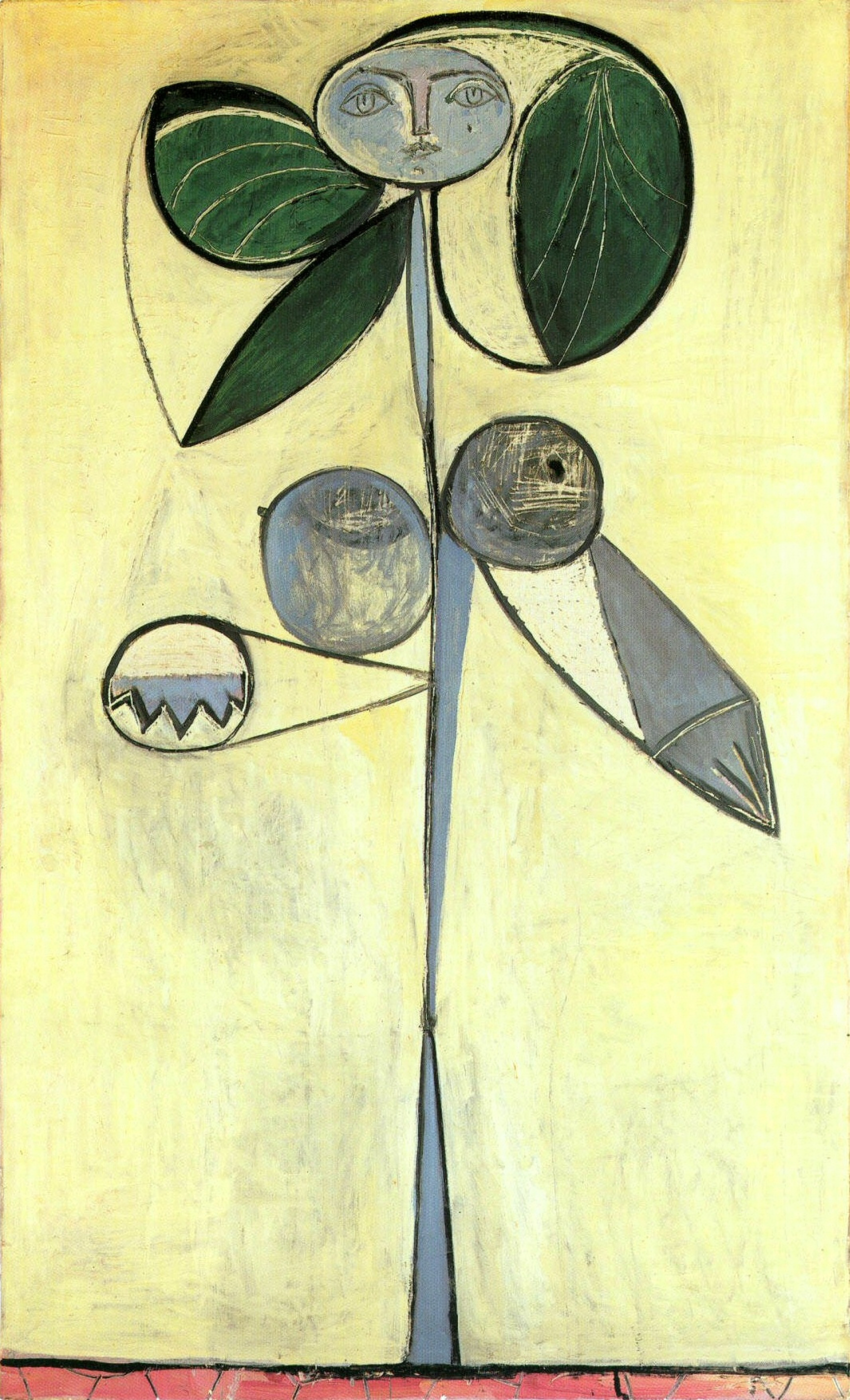 Pablo Picasso Femme fleur Françoise Gilot, 1946, 89×146 cm : Descriptif de  lœuvre | Artchive