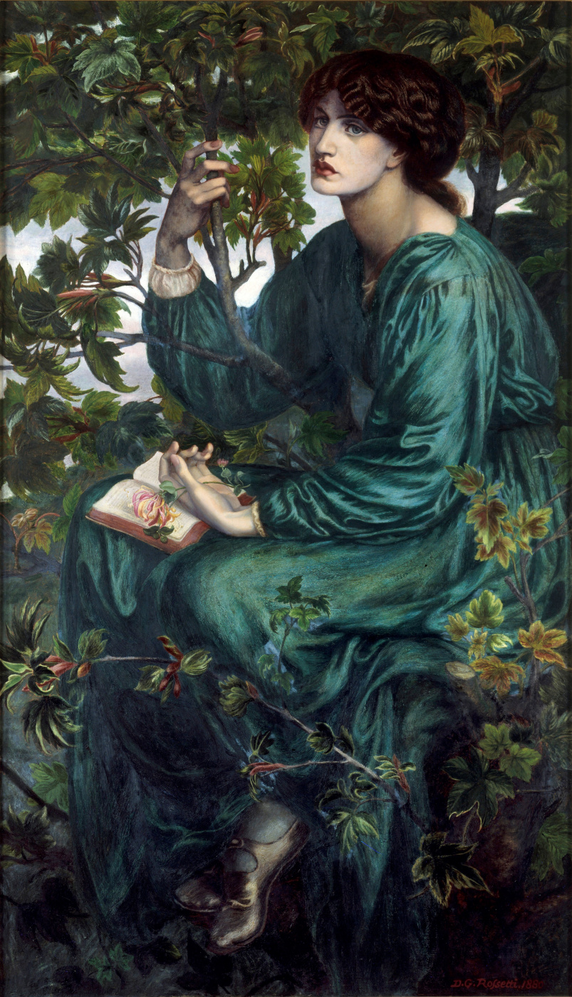 Dante Gabriel Rossetti. A waking dream (Day dream)