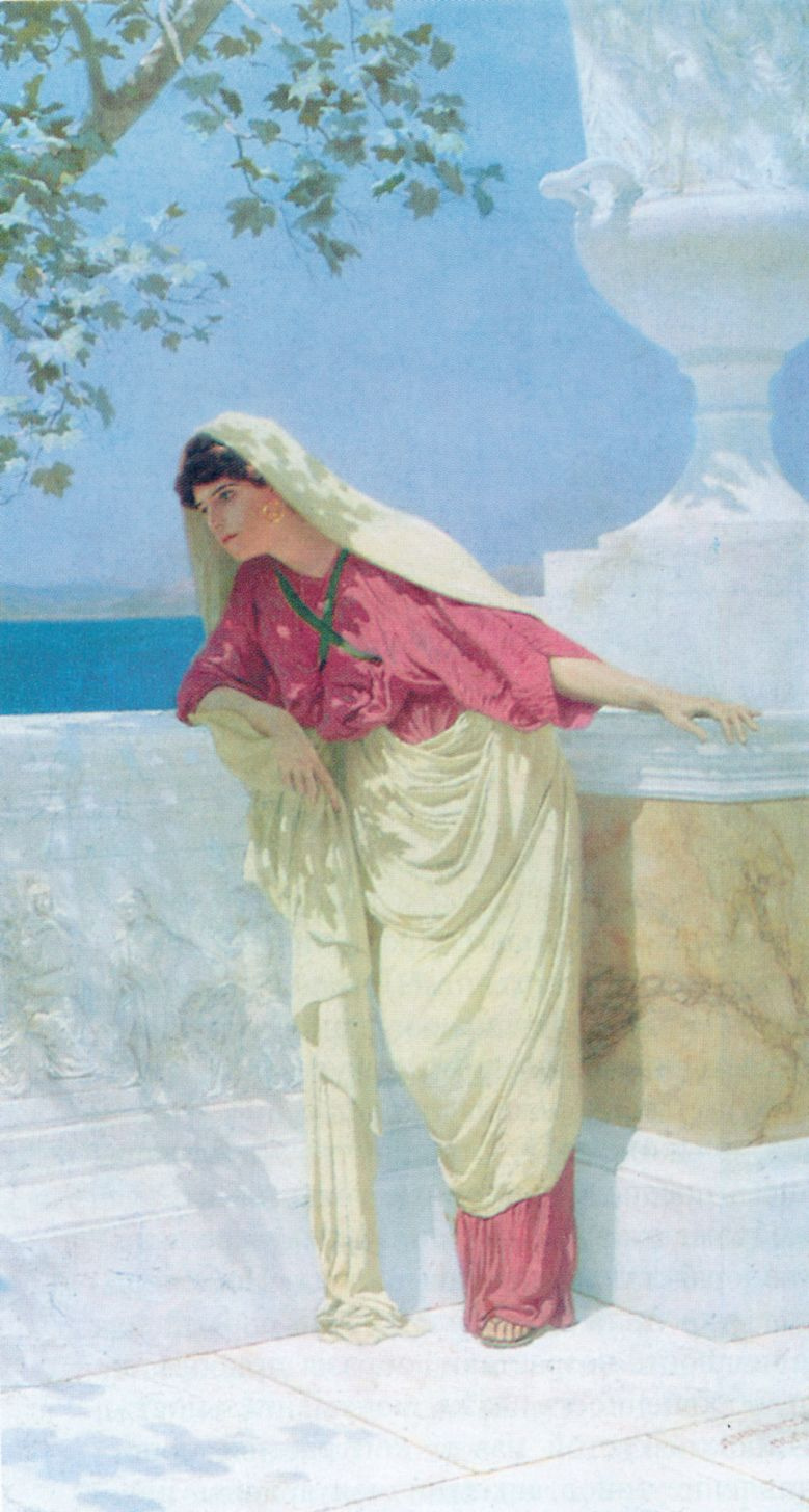 Stepan (Stefan) Vladislavovich Bakalovich. The Greek woman by the sea