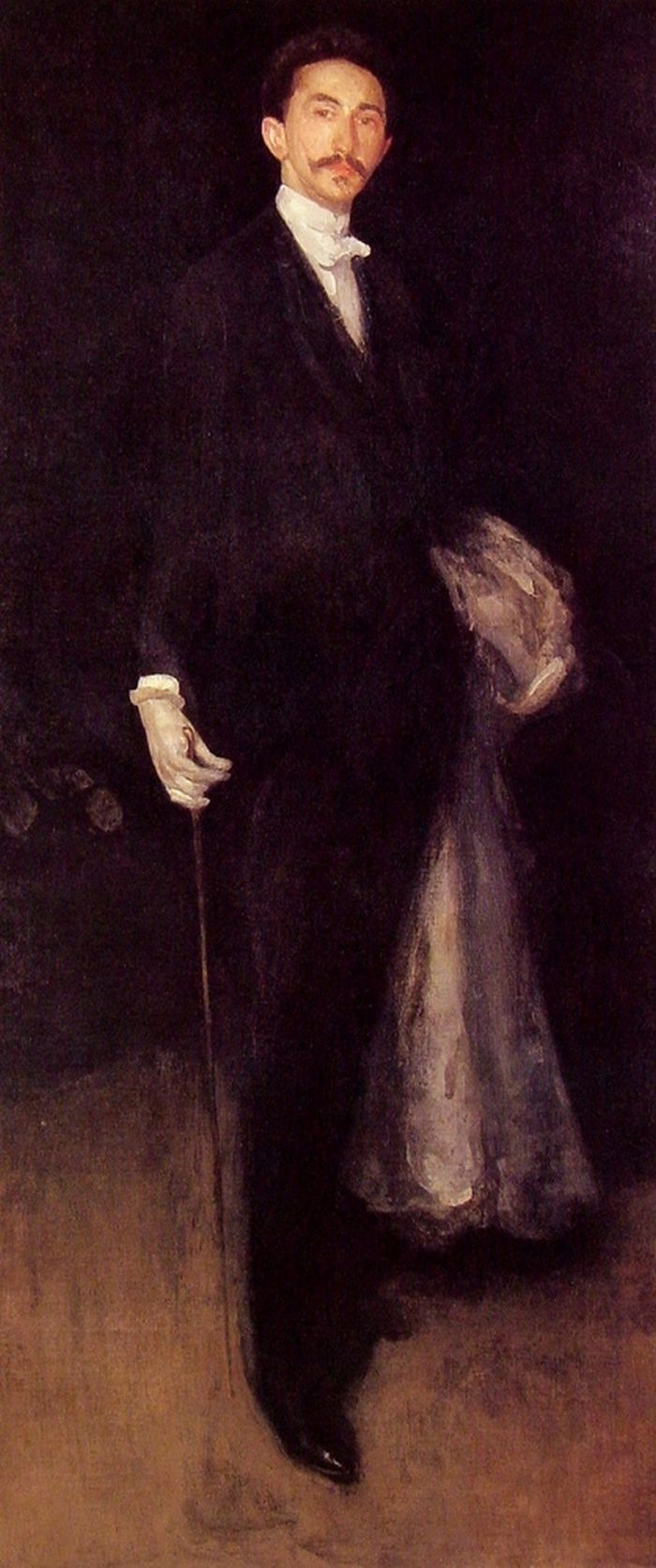 James Abbot McNeill Whistler. Composition in black and gold: a Portrait of Robert de Montesquiou-Fezensac