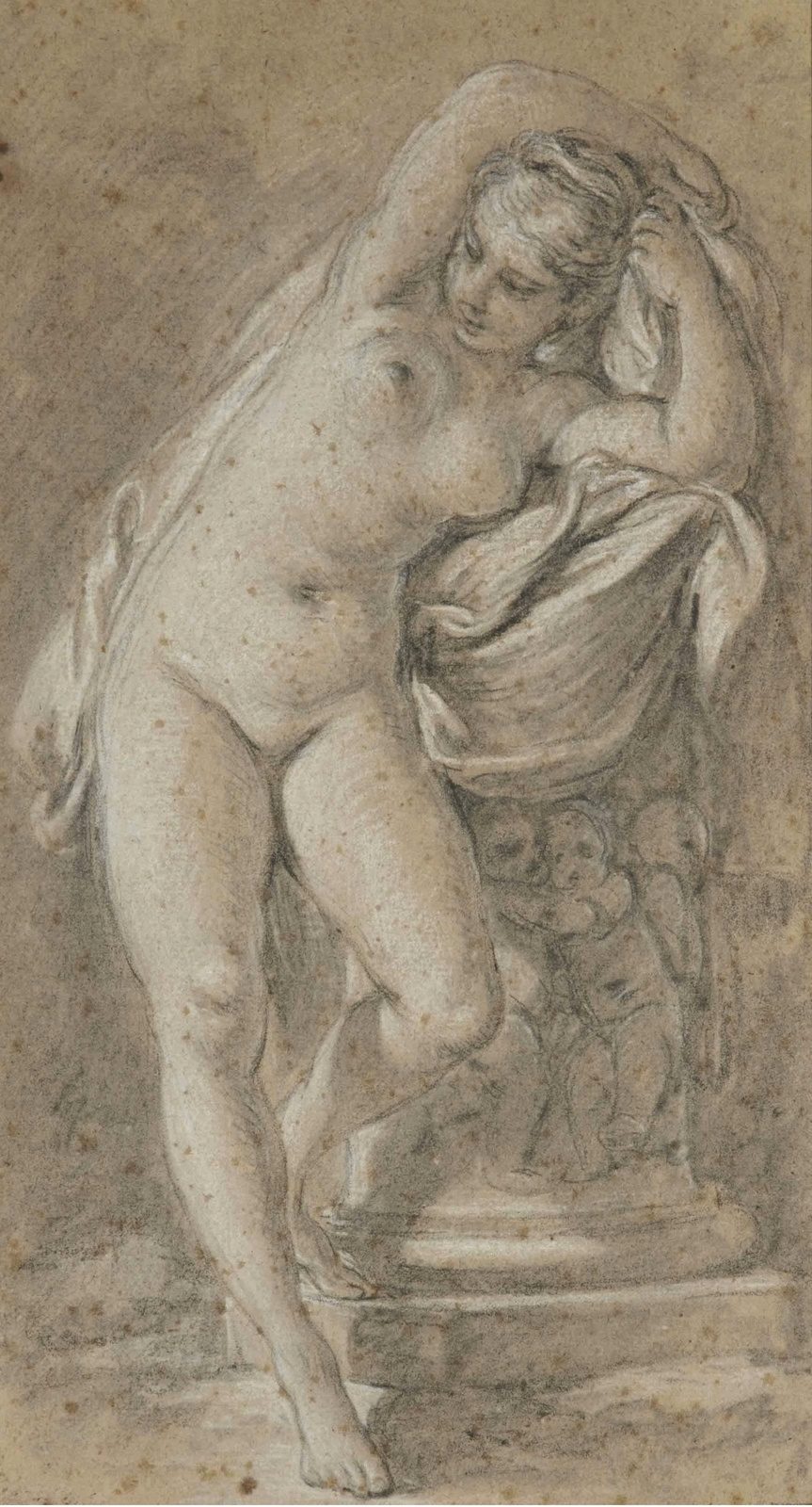 Francois Boucher. Standing nude
