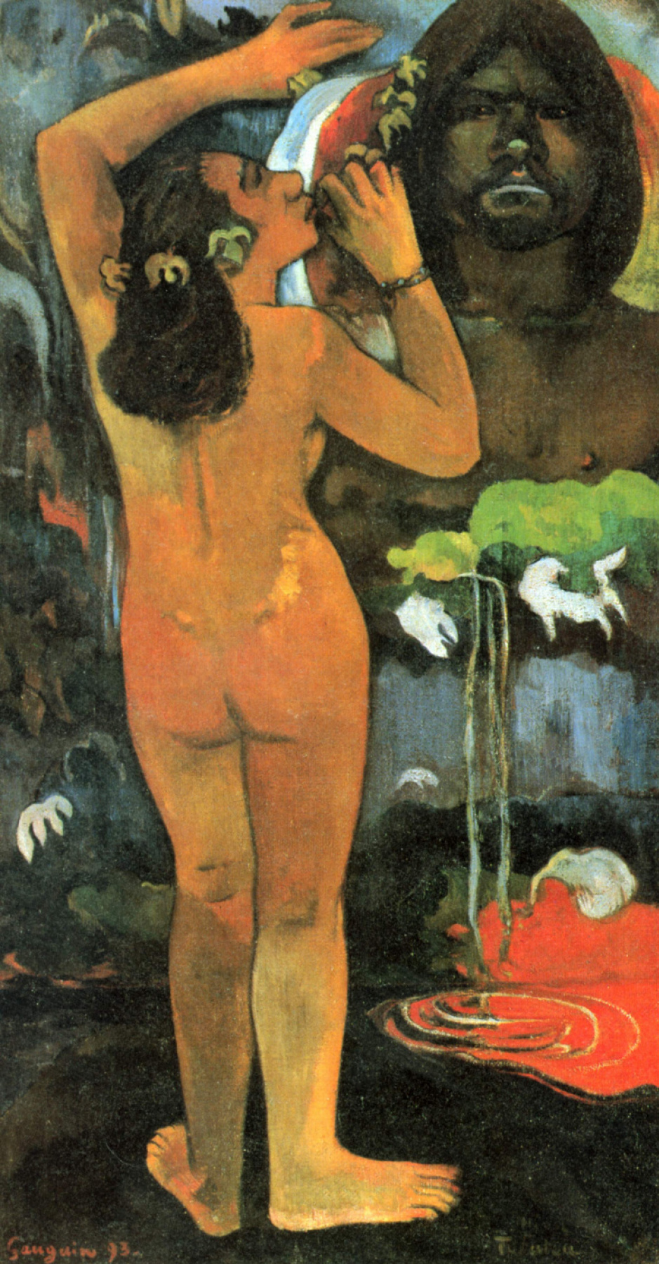 Paul Gauguin. Hina, moon goddess and Te Fatu, the earth spirit