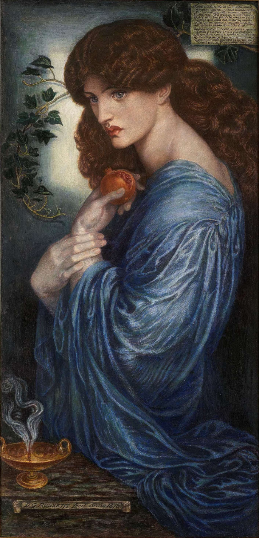 Dante Gabriel Rossetti. Proserpina II