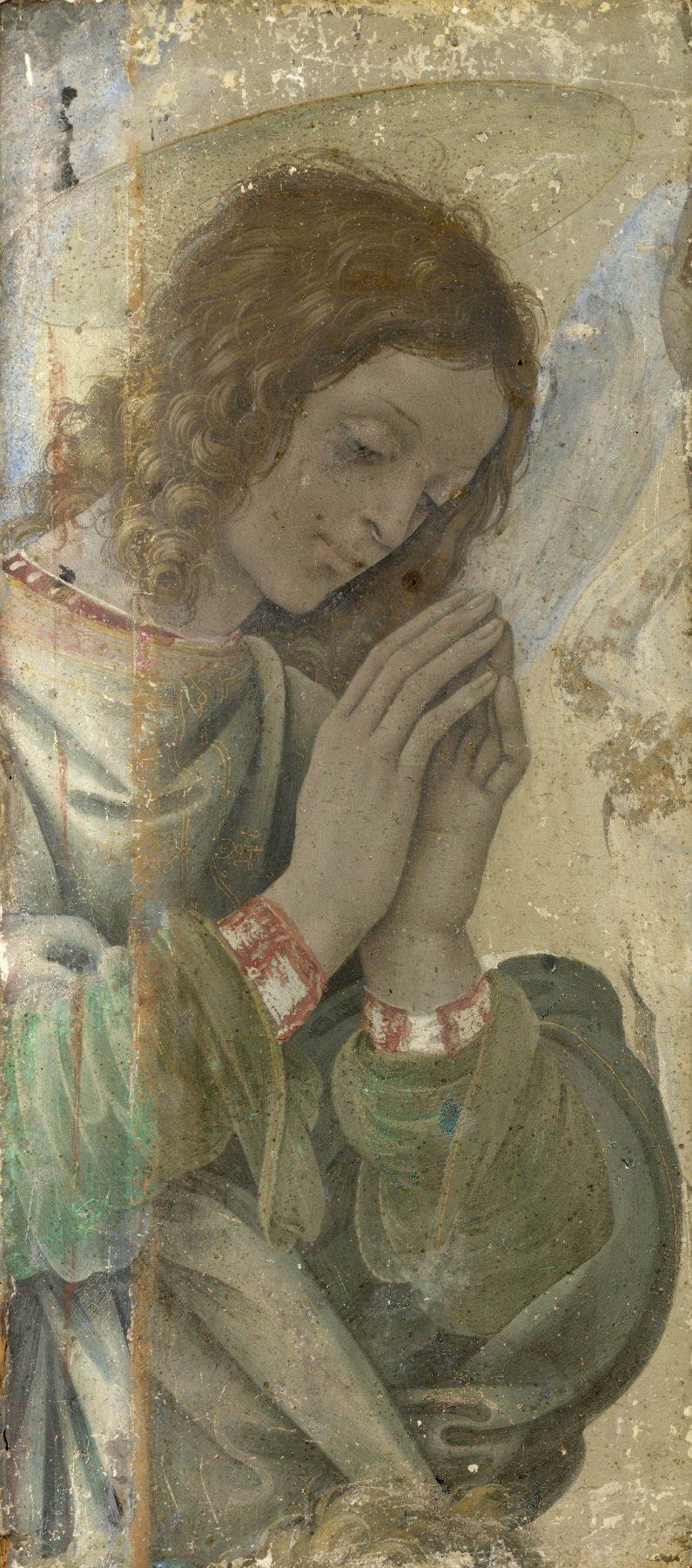 Filippino Lippi. The worship of the angel