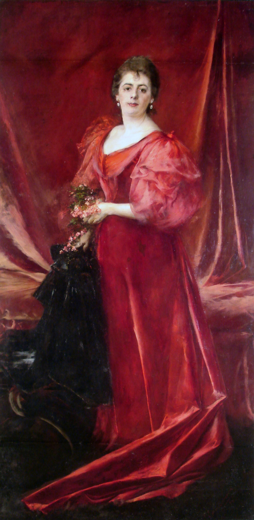 Ernesto from La Cárcova. Portrait of Mrs. Maria de la Cárcova de Ferrari