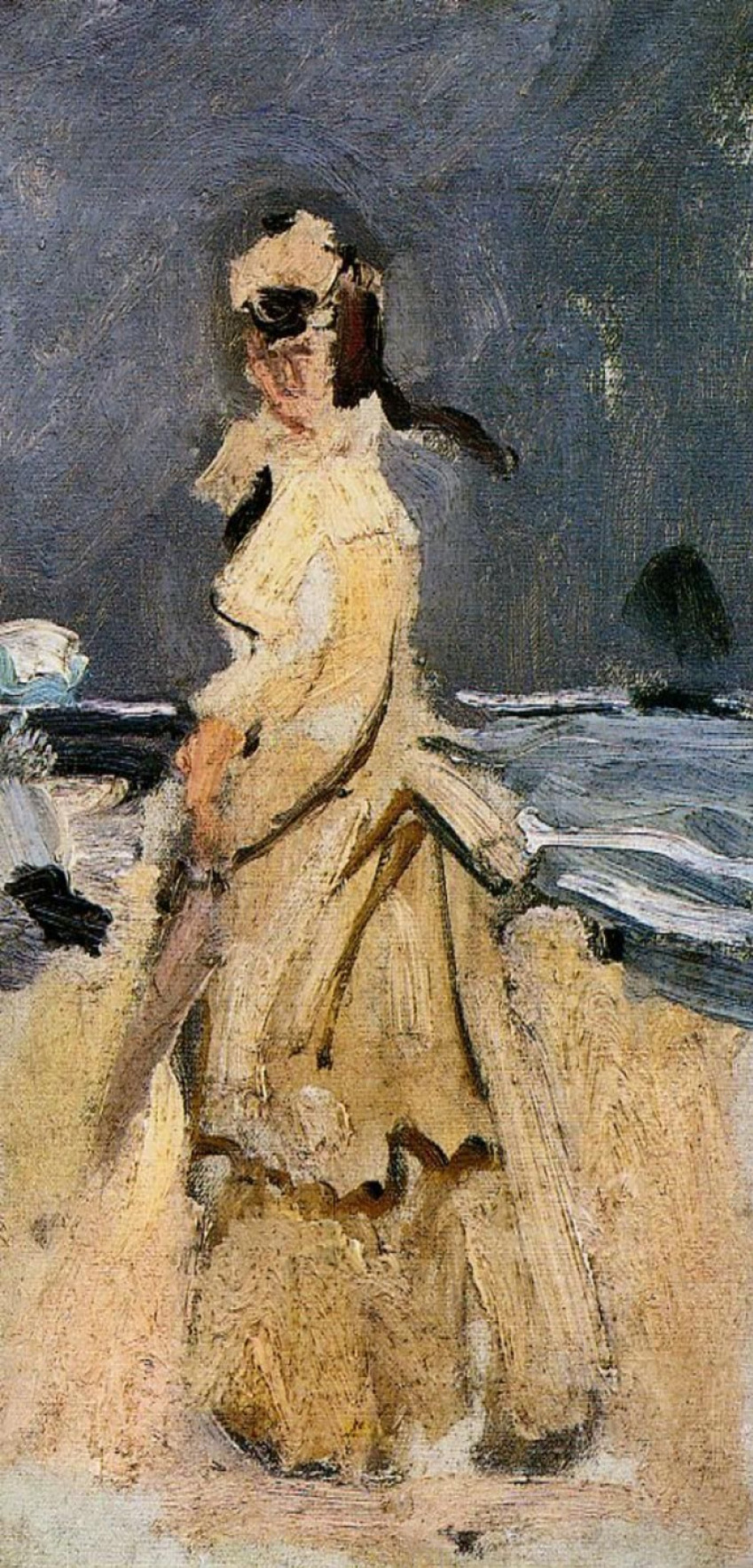 Claude Monet. Camilla sulla spiaggia