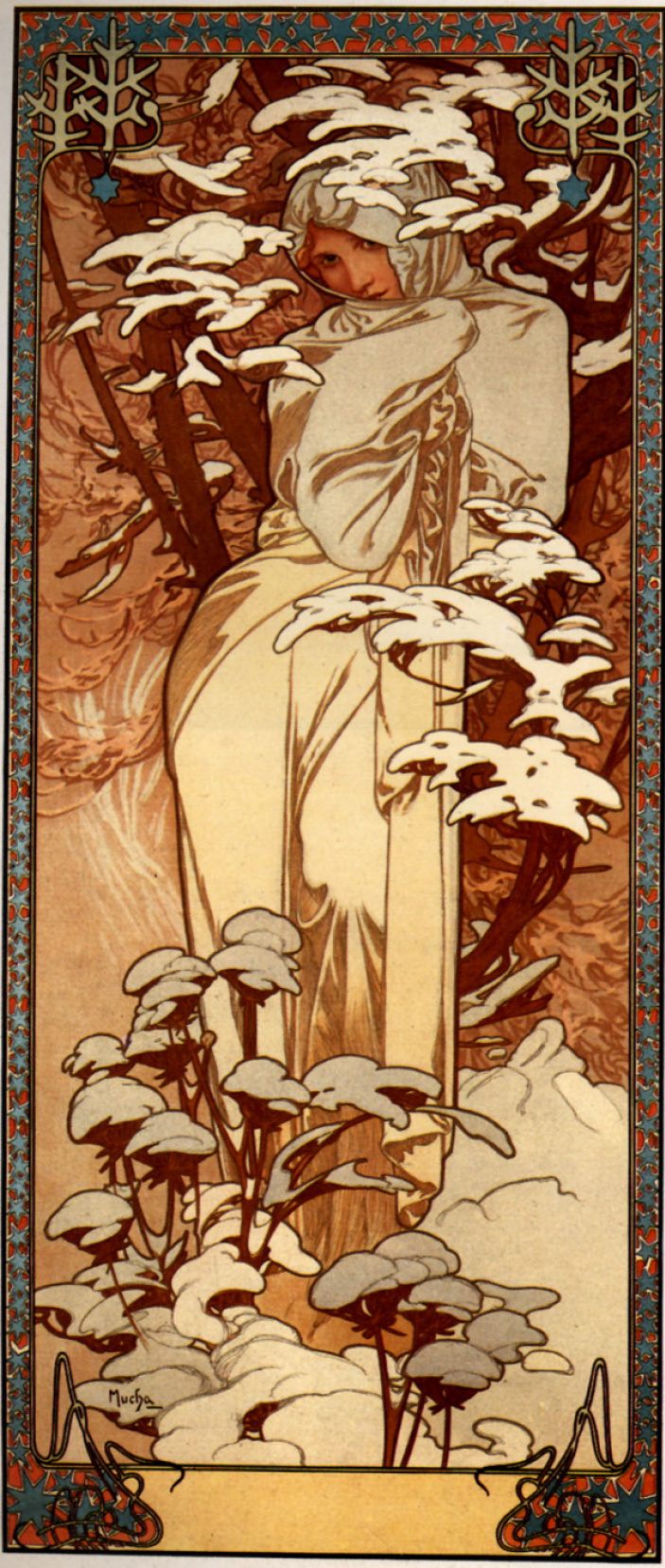 Alfons Mucha. Invierno