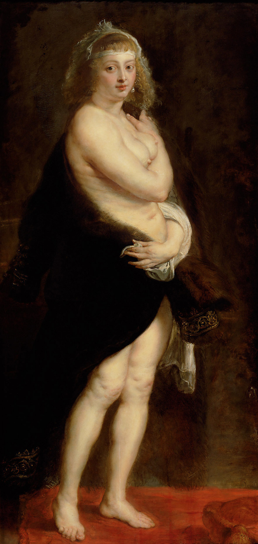 Peter Paul Rubens. Retrato de Helena Fourment (El pequeño abrigo de piel)