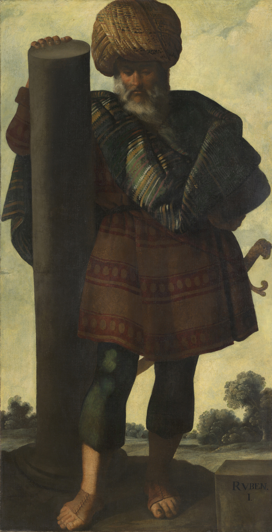Francisco de Zurbaran. Reuben from the series "Jacob and his sons"