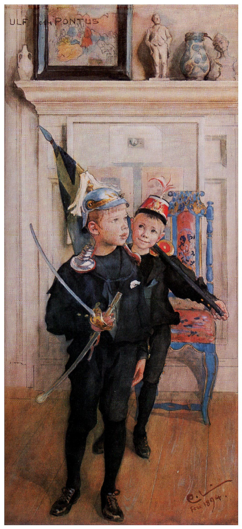 Carl Larsson. The sons of Ulf and Pontus