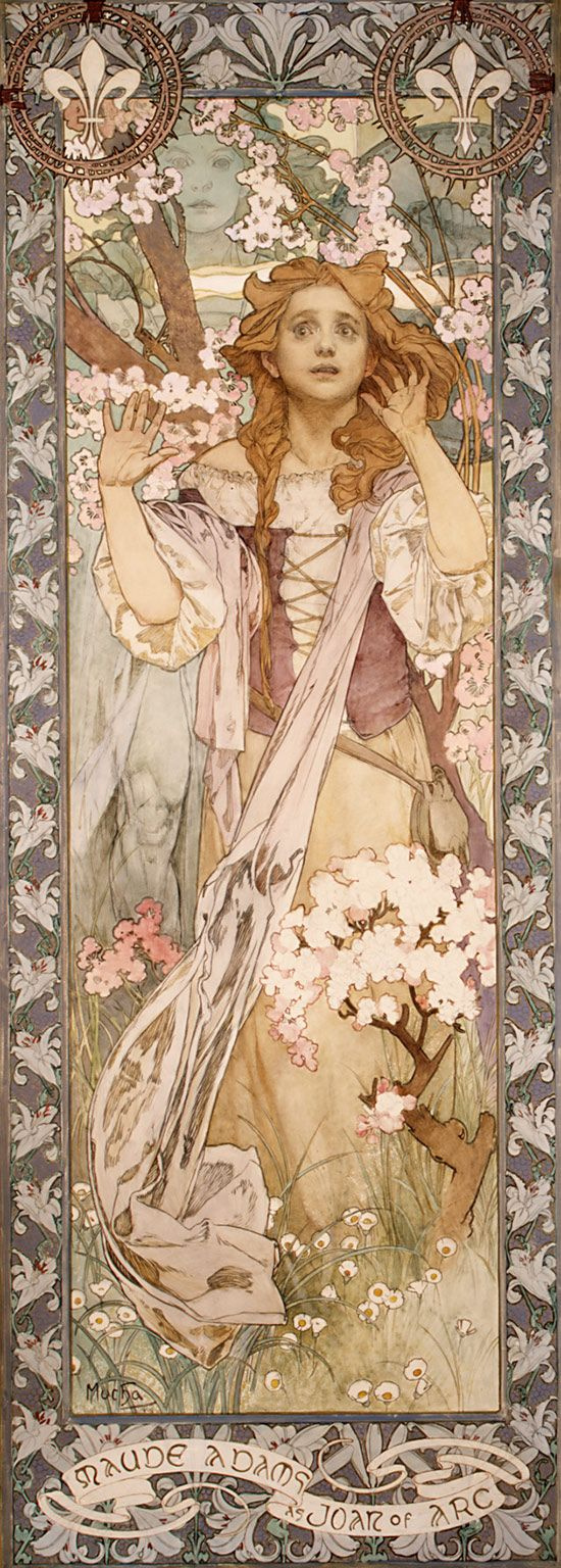 Alfons Mucha. Maude Adams als Jeanne d'Arc