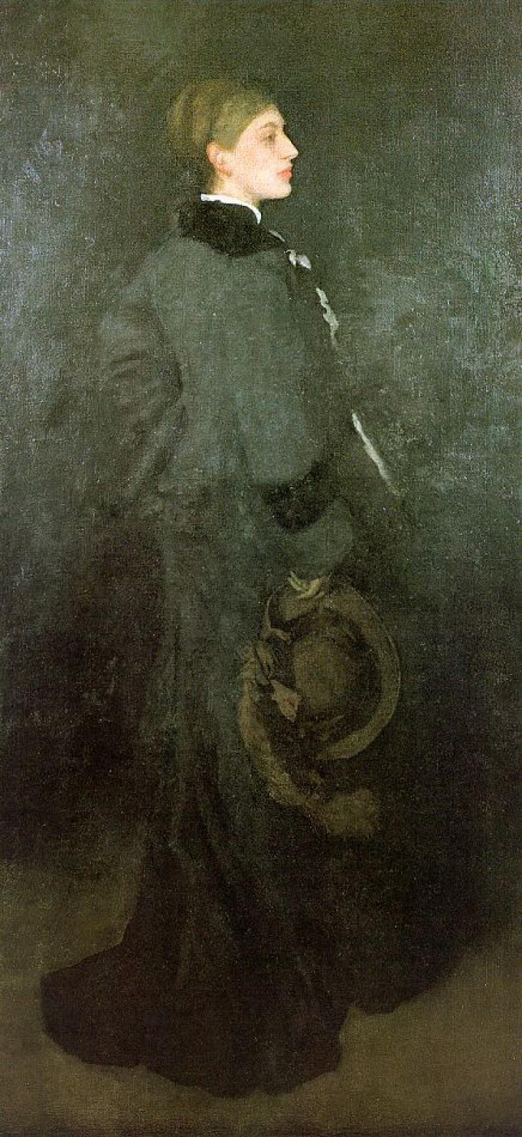 James Abbot McNeill Whistler. Arrangement in brown and black: Portrait of miss Rosa Corder