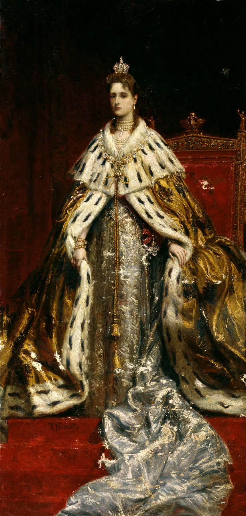 Konstantin Makovsky. Portrait of Empress Alexandra Feodorovna