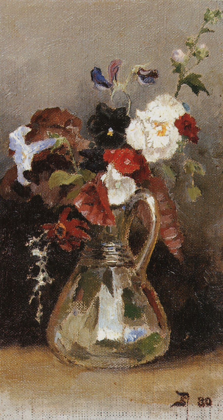 Vasily Polenov. A bouquet of flowers