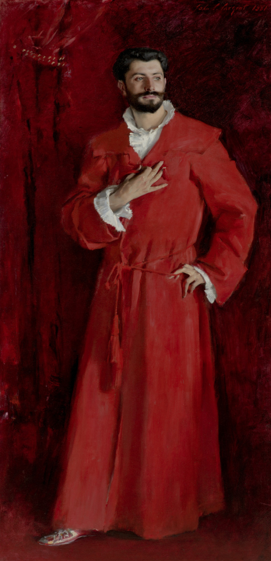 John Singer Sargent. Dr. Pozzi at home