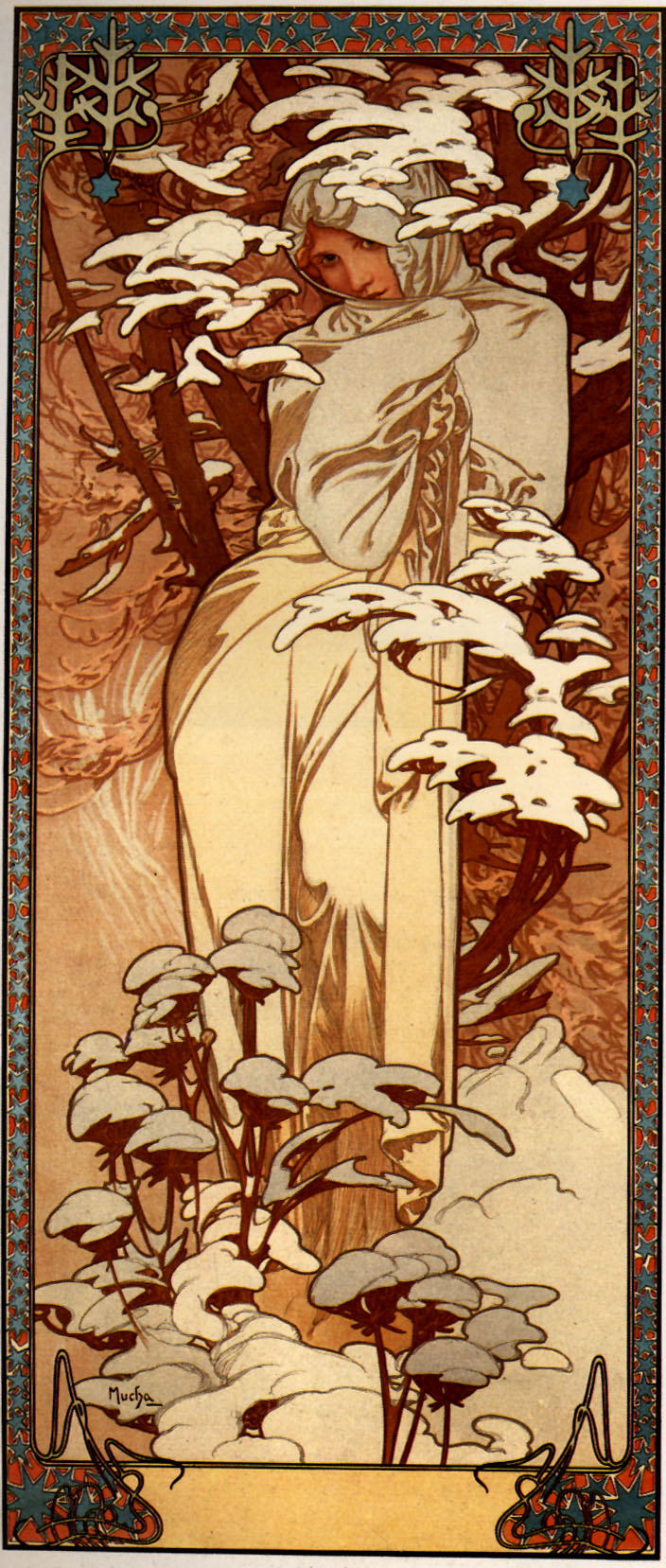 Alfonse Mucha. Winter