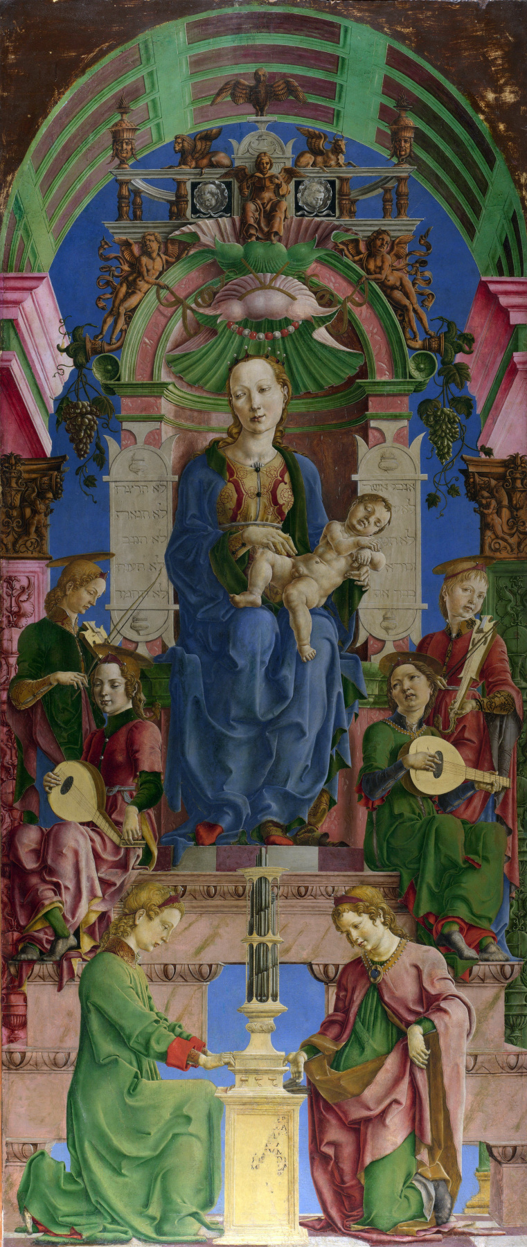 Cosimo Tour. Virgin with child enthroned