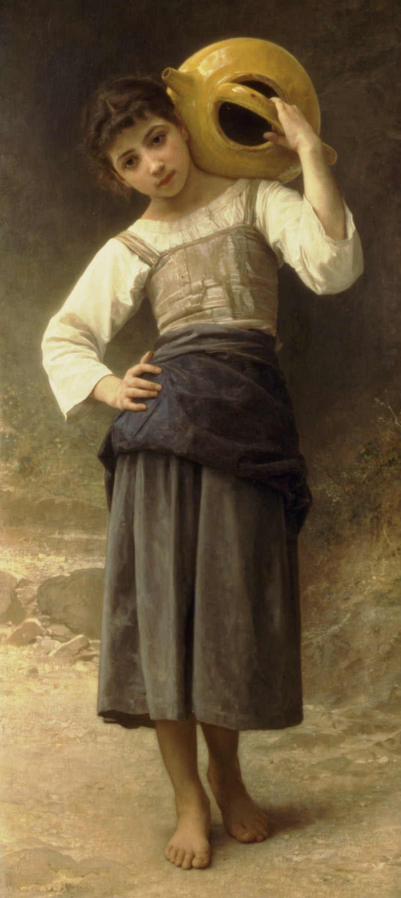 William-Adolphe Bouguereau. The girl is going to the source