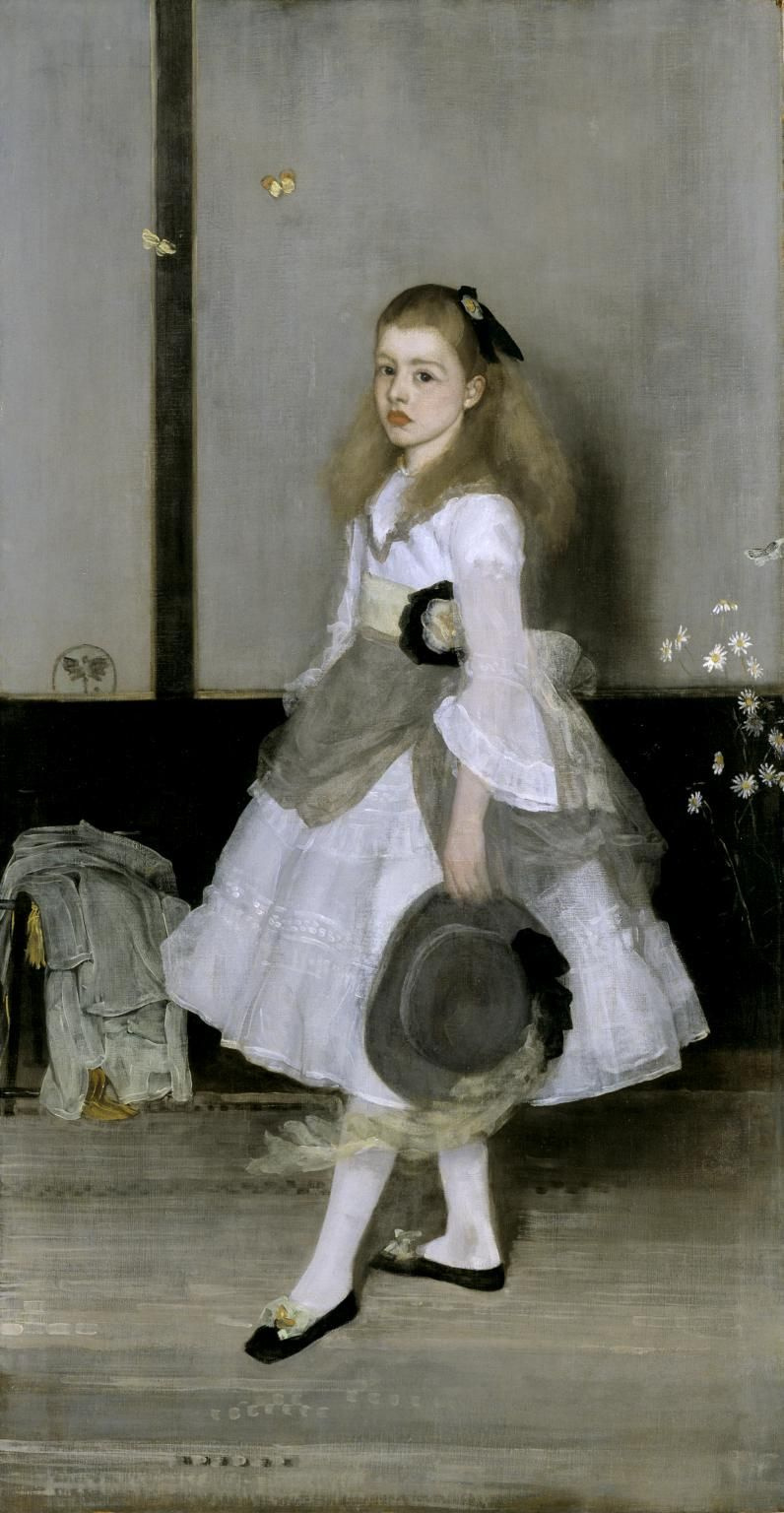 James Abbot McNeill Whistler. Harmony in Grey and Green: Miss Cicely Alexander